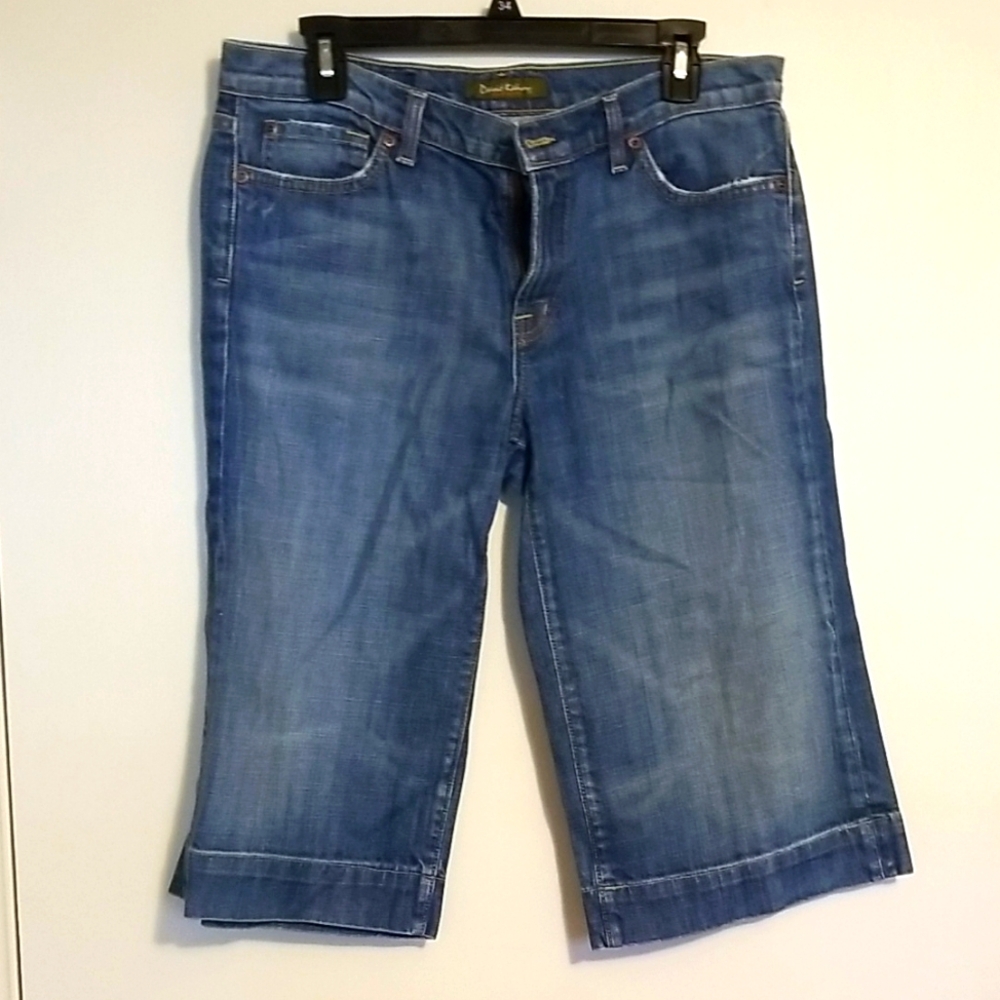 Denim Capri Jeans - Blue David Kahn